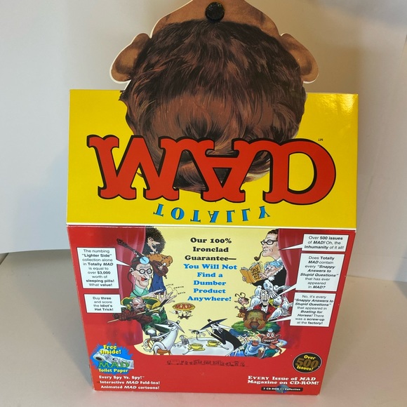 Totally MAD PC Big Box 500+ MAD Magazine Issues on 7 CD-ROMs Broderbund 1999. - Picture 2 of 8